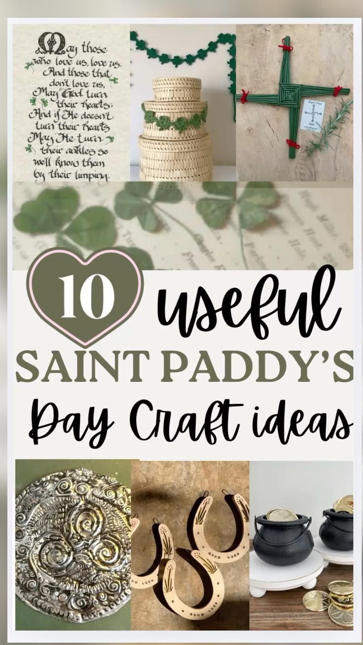 10 useful DIY Irish crafts for Saint Paddy’s Day that will impress guests