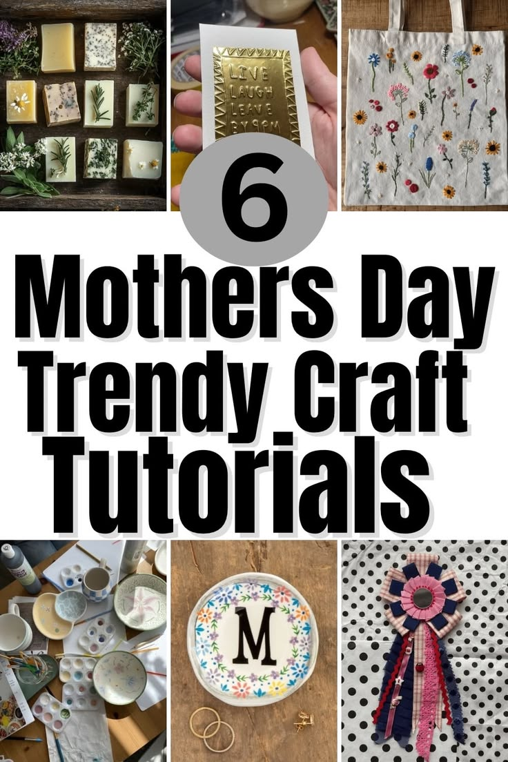 Mother&rsquo;s Day trendy crafts tutorials that will make her day